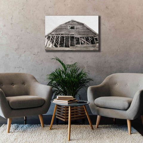 Image of 'Wyoming Barn' by Lori Deiter, Canvas Wall Art,40 x 26