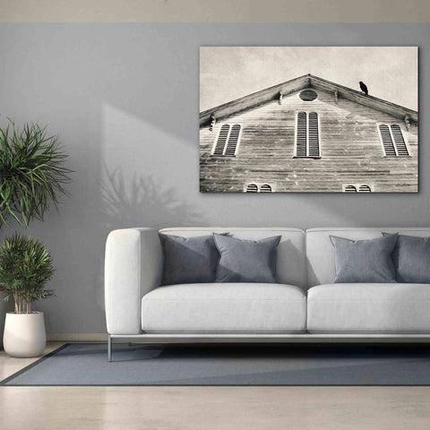 Image of 'Fort Halifax Crow' by Lori Deiter, Canvas Wall Art,60 x 40