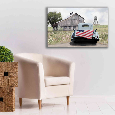 Image of 'American Tailgating' by Lori Deiter, Canvas Wall Art,40 x 26