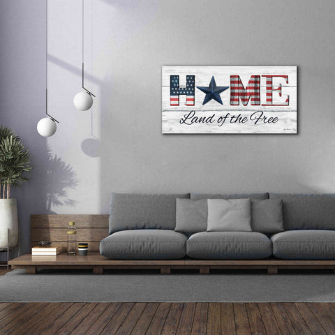 Image of 'Home - Land of the Free' by Lori Deiter, Canvas Wall Art,60 x 30