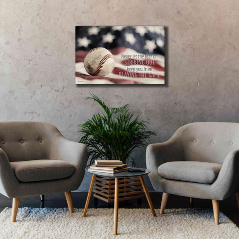 Image of 'Baseball - Playing the Game' by Lori Deiter, Canvas Wall Art,40 x 26