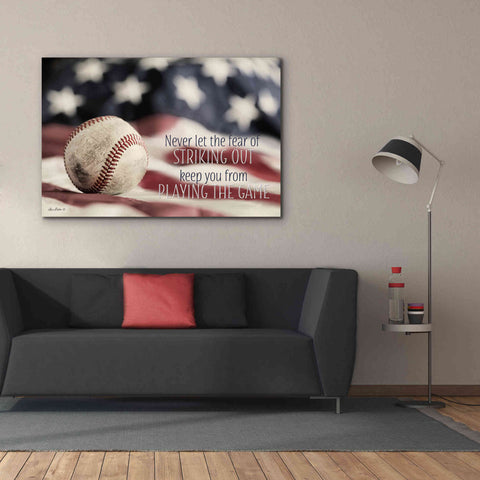 Image of 'Baseball - Playing the Game' by Lori Deiter, Canvas Wall Art,60 x 40