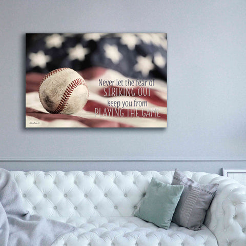 Image of 'Baseball - Playing the Game' by Lori Deiter, Canvas Wall Art,60 x 40