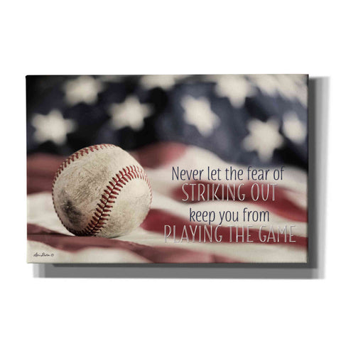 Image of 'Baseball - Playing the Game' by Lori Deiter, Canvas Wall Art