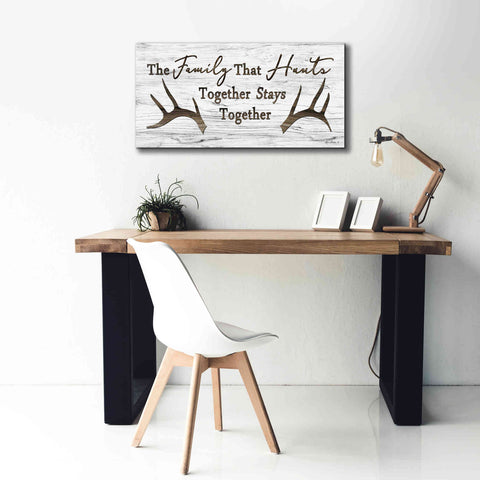 Image of 'Hunting Family' by Lori Deiter, Canvas Wall Art,40 x 20