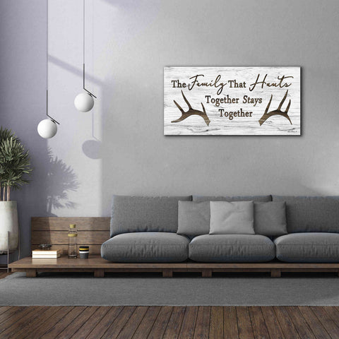 Image of 'Hunting Family' by Lori Deiter, Canvas Wall Art,60 x 30