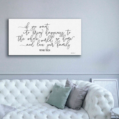 Image of 'Love Your Family' by Lori Deiter, Canvas Wall Art,60 x 30