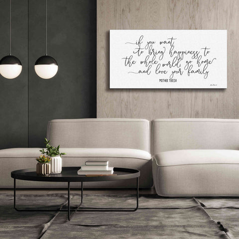 Image of 'Love Your Family' by Lori Deiter, Canvas Wall Art,60 x 30