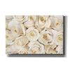 'Top View - White Roses' by Lori Deiter, Canvas Wall Art