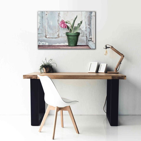 Image of 'Take a Bow Tulip' by Lori Deiter, Canvas Wall Art,40 x 26