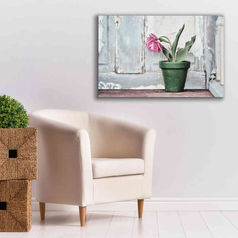 Image of 'Take a Bow Tulip' by Lori Deiter, Canvas Wall Art,40 x 26