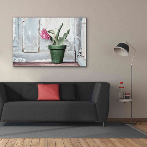 Image of 'Take a Bow Tulip' by Lori Deiter, Canvas Wall Art,60 x 40