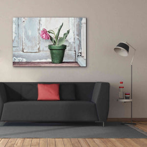'Take a Bow Tulip' by Lori Deiter, Canvas Wall Art,60 x 40