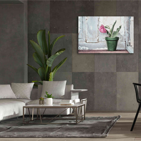 Image of 'Take a Bow Tulip' by Lori Deiter, Canvas Wall Art,60 x 40