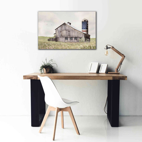 Image of 'One Land, One Flag' by Lori Deiter, Canvas Wall Art,40 x 26