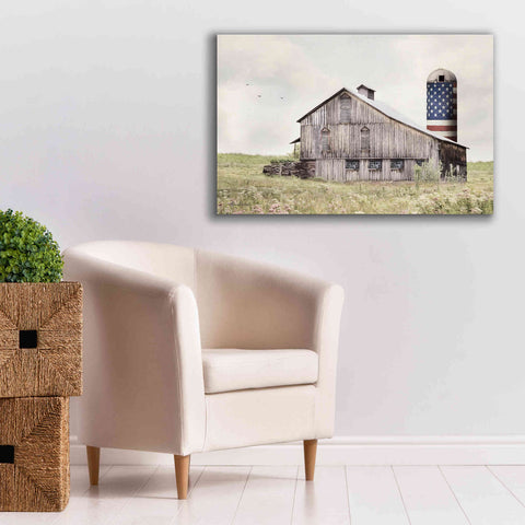 Image of 'One Land, One Flag' by Lori Deiter, Canvas Wall Art,40 x 26