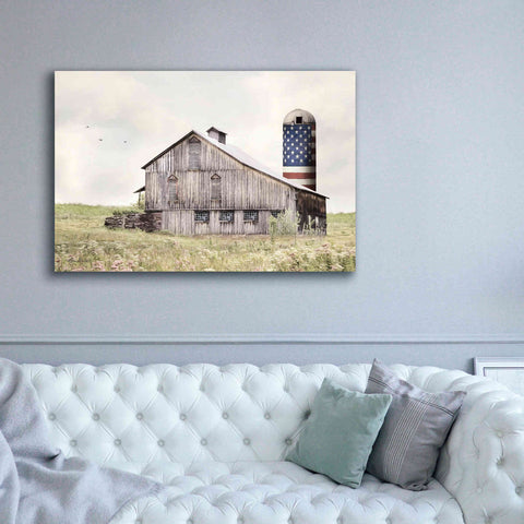 Image of 'One Land, One Flag' by Lori Deiter, Canvas Wall Art,60 x 40