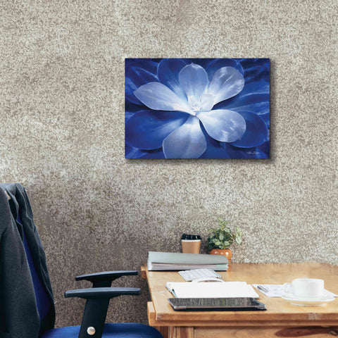 Image of 'Blue Succulent II' by Lori Deiter, Canvas Wall Art,26 x 18