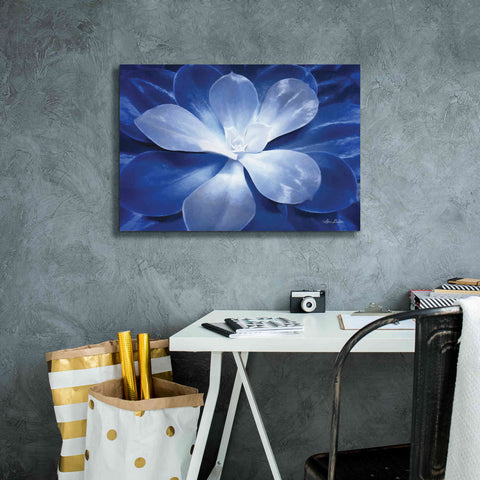 Image of 'Blue Succulent II' by Lori Deiter, Canvas Wall Art,26 x 18