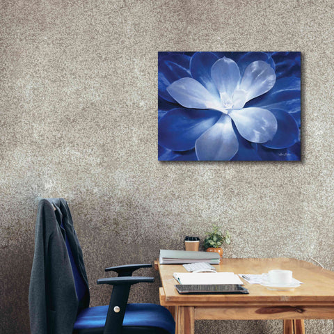 Image of 'Blue Succulent II' by Lori Deiter, Canvas Wall Art,34 x 26