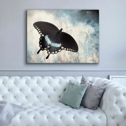 Image of 'Teal Butterfly I' by Lori Deiter, Canvas Wall Art,54 x 40