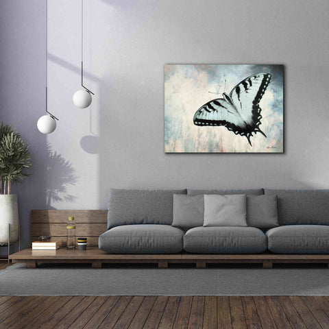 Image of 'Teal Butterfly II' by Lori Deiter, Canvas Wall Art,54 x 40