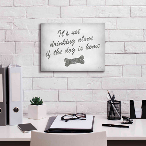 Image of 'Drinking Alone' by Lori Deiter, Canvas Wall Art,16 x 12