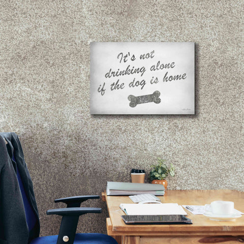 Image of 'Drinking Alone' by Lori Deiter, Canvas Wall Art,26 x 18