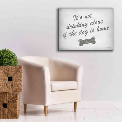 Image of 'Drinking Alone' by Lori Deiter, Canvas Wall Art,34 x 26