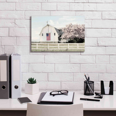 Image of 'Brownsville Patriot' by Lori Deiter, Canvas Wall Art,18 x 12