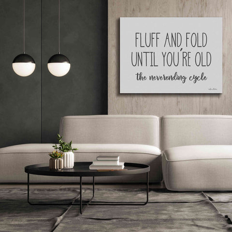 Image of 'Fluff and Fold' by Lori Deiter, Canvas Wall Art,54 x 40