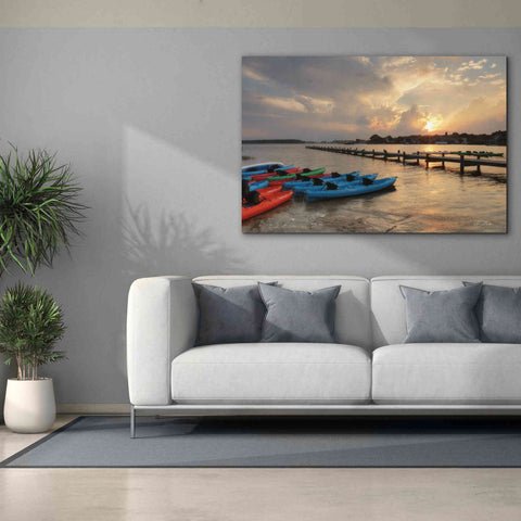 Image of 'Bayside Dock' by Lori Deiter, Canvas Wall Art,60 x 40