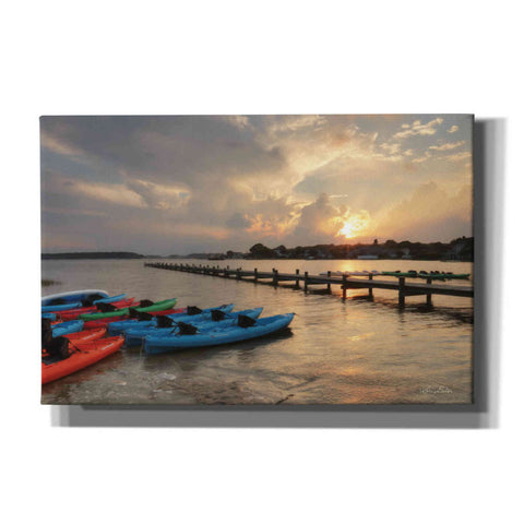 Image of 'Bayside Dock' by Lori Deiter, Canvas Wall Art
