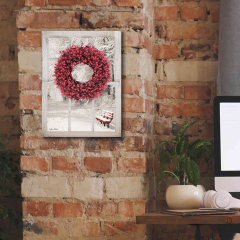 Image of 'Beaded Wreath View I' by Lori Deiter, Canvas Wall Art,12 x 16