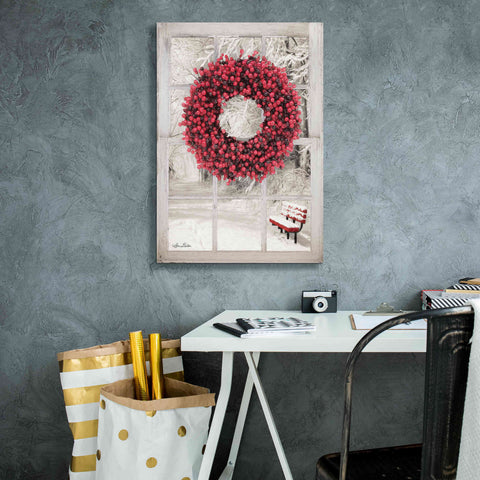 Image of 'Beaded Wreath View I' by Lori Deiter, Canvas Wall Art,18 x 26