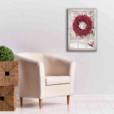 Image of 'Beaded Wreath View I' by Lori Deiter, Canvas Wall Art,18 x 26