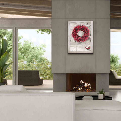 Image of 'Beaded Wreath View I' by Lori Deiter, Canvas Wall Art,26 x 34