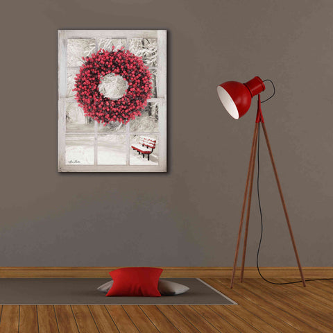 Image of 'Beaded Wreath View I' by Lori Deiter, Canvas Wall Art,26 x 34