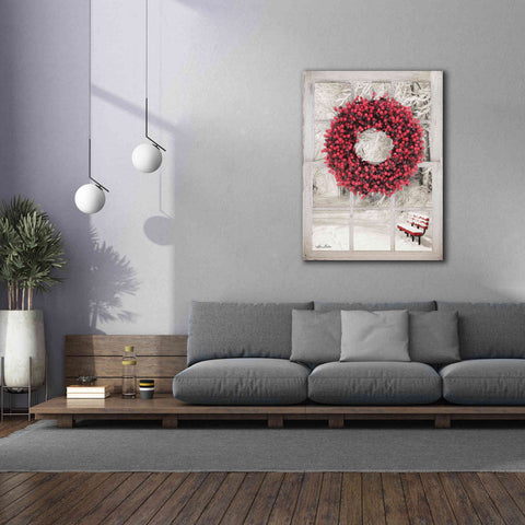 Image of 'Beaded Wreath View I' by Lori Deiter, Canvas Wall Art,40 x 54