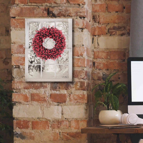 Image of 'Beaded Wreath View II' by Lori Deiter, Canvas Wall Art,12 x 16