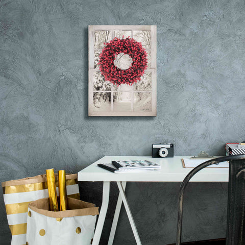 Image of 'Beaded Wreath View II' by Lori Deiter, Canvas Wall Art,12 x 16