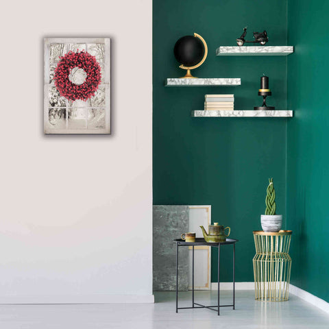 Image of 'Beaded Wreath View II' by Lori Deiter, Canvas Wall Art,18 x 26