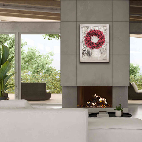 Image of 'Beaded Wreath View II' by Lori Deiter, Canvas Wall Art,26 x 34