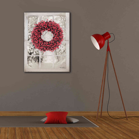 Image of 'Beaded Wreath View II' by Lori Deiter, Canvas Wall Art,26 x 34