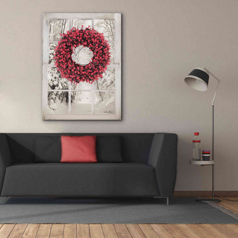 Image of 'Beaded Wreath View II' by Lori Deiter, Canvas Wall Art,40 x 54