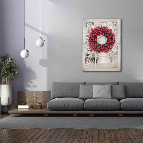 Image of 'Beaded Wreath View II' by Lori Deiter, Canvas Wall Art,40 x 54