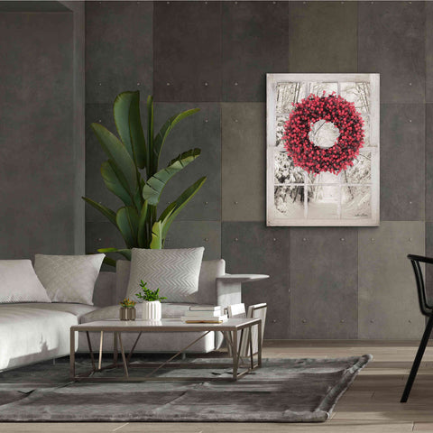 Image of 'Beaded Wreath View II' by Lori Deiter, Canvas Wall Art,40 x 54