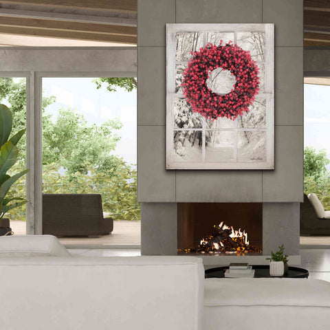 Image of 'Beaded Wreath View II' by Lori Deiter, Canvas Wall Art,40 x 54