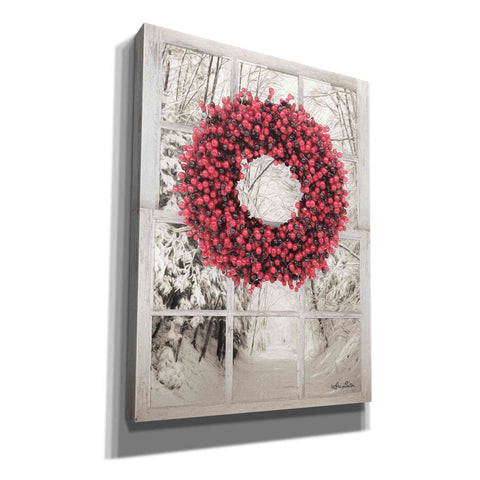 Image of 'Beaded Wreath View II' by Lori Deiter, Canvas Wall Art