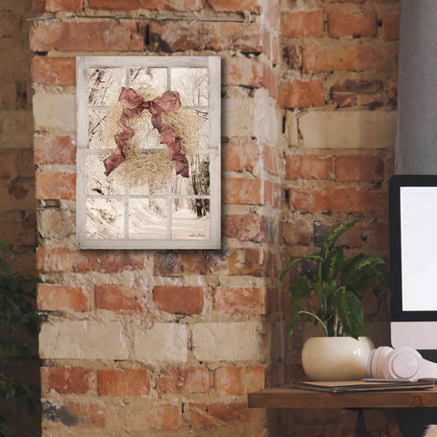 Image of 'Snowy Day Window View' by Lori Deiter, Canvas Wall Art,12 x 16